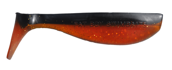 Root Beer/Black Back Fat Boy Swimbait