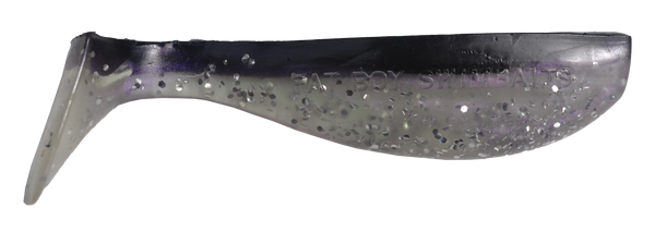 Purple Haze/Black Back Fat Boy Swimbait