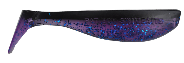 Dark Purple/Black Back Fat Boy Swimbait