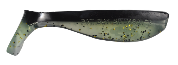 Green/Black Back Fat Boy Swimbait