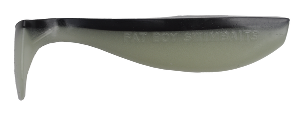 Double Glow/Black Back Fat Boy Swimbait