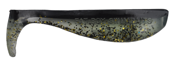 Green/Black Back Fat Boy Swimbait