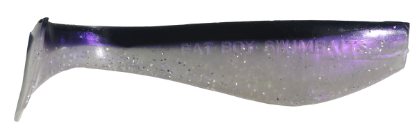 Purple Haze/Black Back Fat Boy Swimbait | Fat Boy Swimbaits